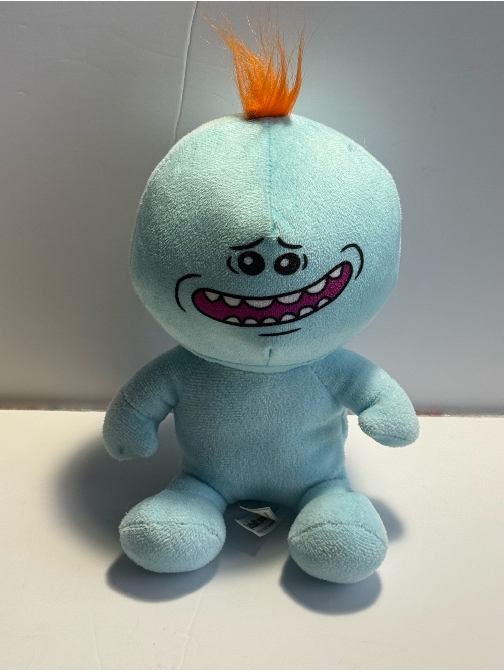Mr. Meeseeks Plush - From Rick and Morty - 10" - Official License - Toy Factory